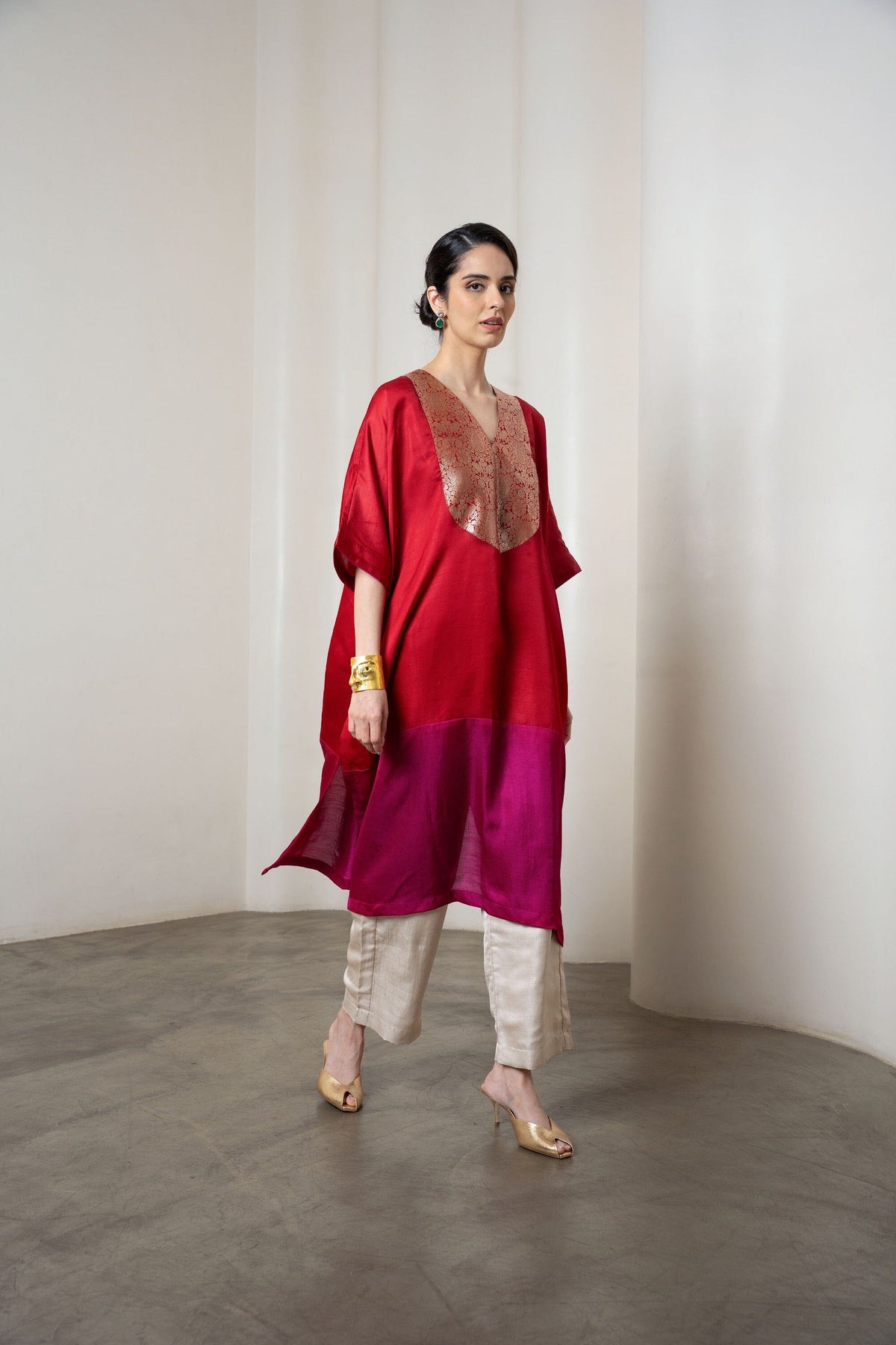 Rhea Kaftan Kurta Set by Shriya Singhi