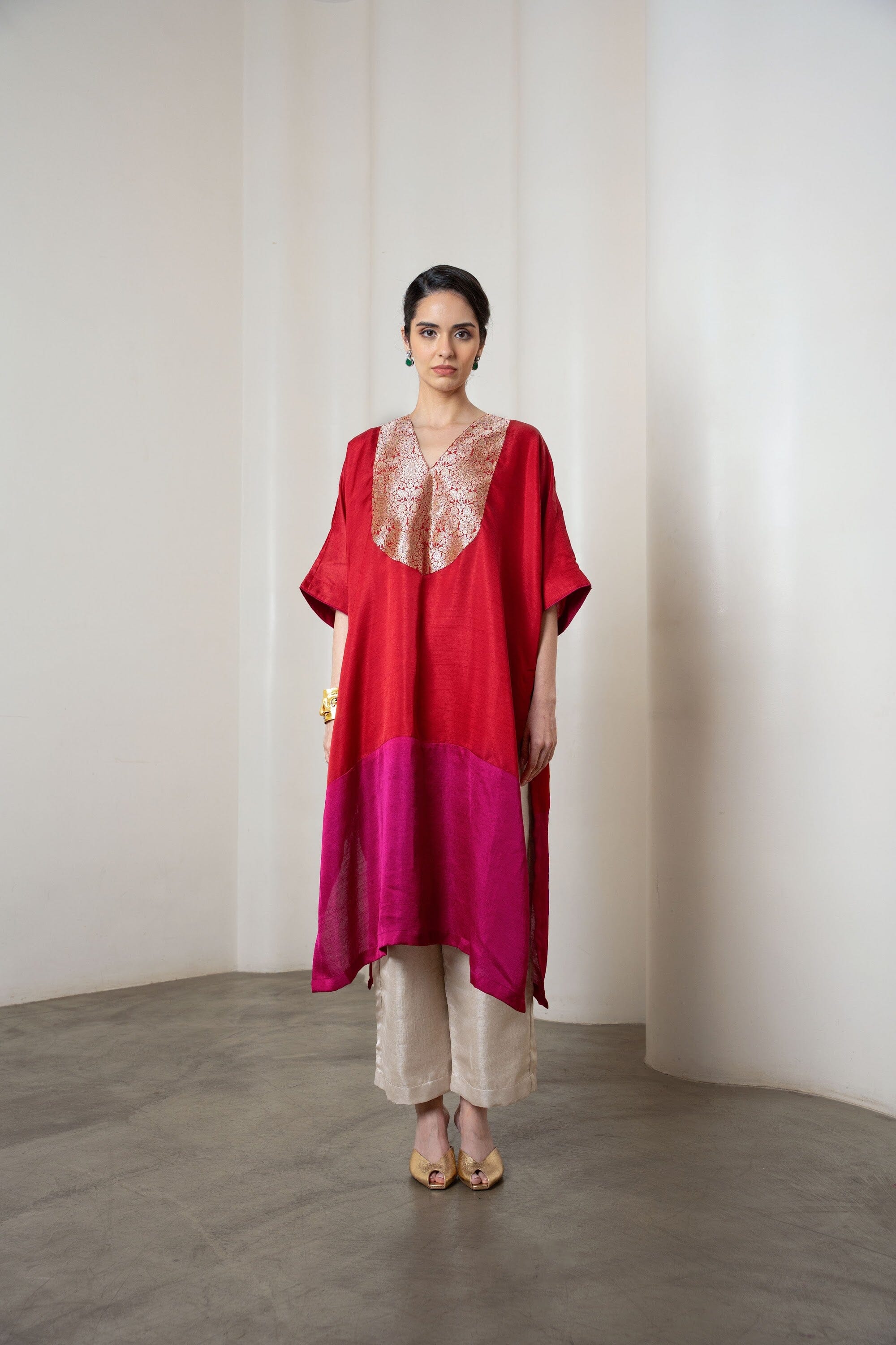Rhea Kaftan Kurta Set by Shriya Singhi