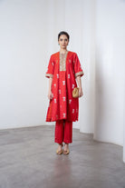 Rysa Kurta Set Rust by Shriya Singhi