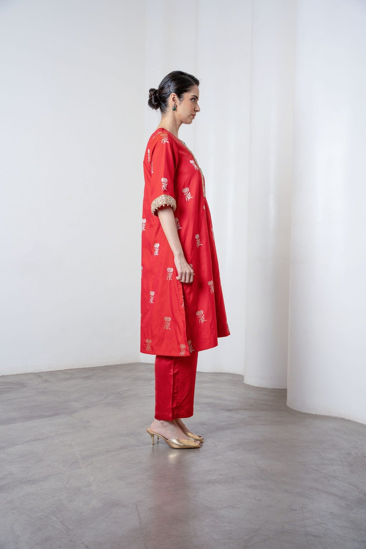 Rysa Kurta Set Rust by Shriya Singhi