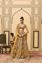Sarson Tissue Lehenga Set by ITRH
