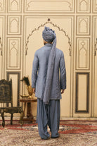 Sheeshai Tussar Silk Kurta Set by ITRH