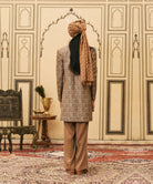 Shyam-Bhoora Banarasi Brocade Jacket Set by ITRH