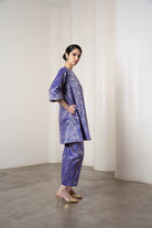 Sonal Kurta Set In Blue by Shriya Singhi