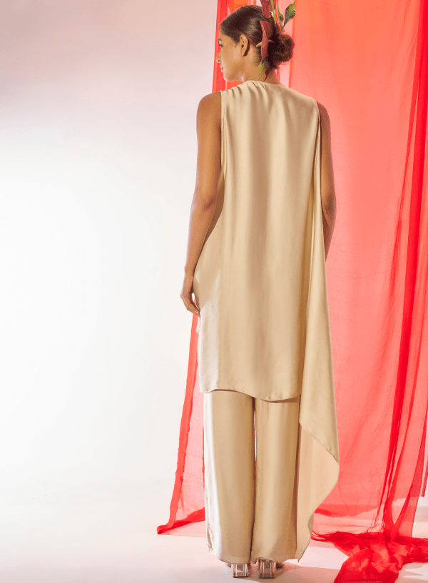 Sundari- Draped tunic and pants — view 4