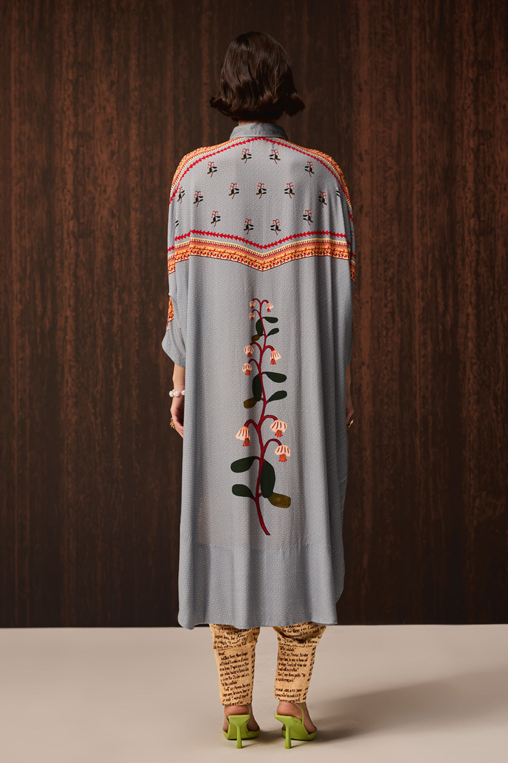 Kori Embroidered Shirt With Pants — photo 4