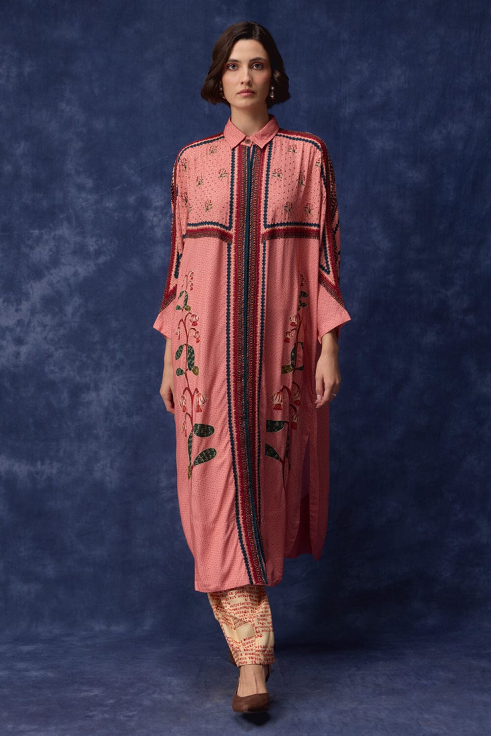 Yuna Embroidered Shirt With Pants — photo 1