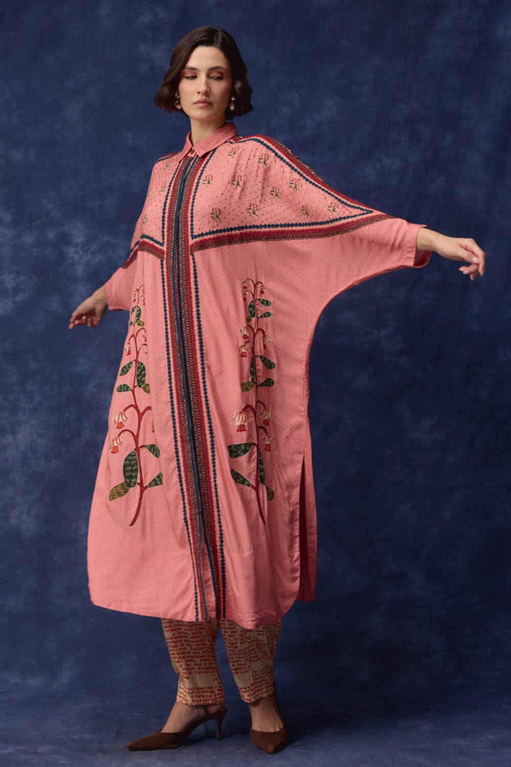 Yuna Embroidered Shirt With Pants — photo 3