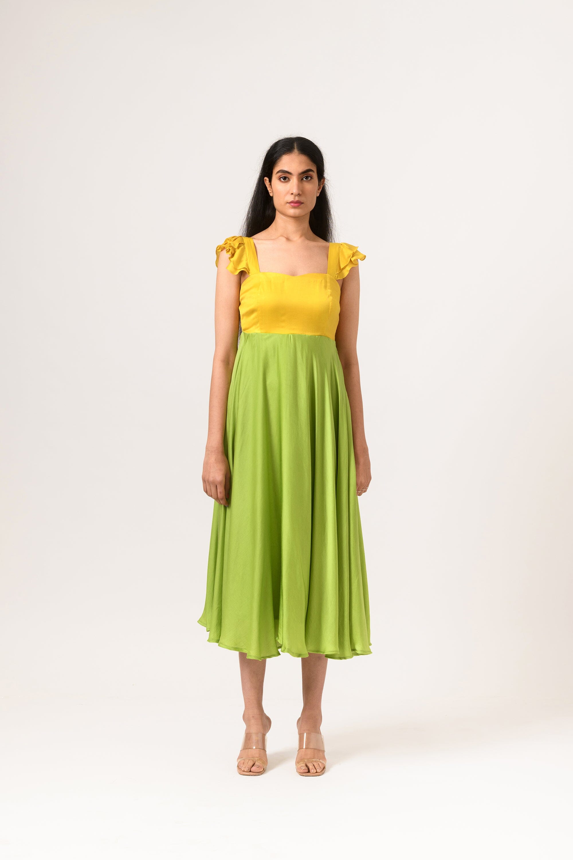 Yellow 2024 umbrella dress